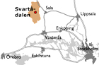 Svartadalen - map