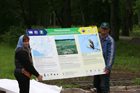 Setting up of information stand in Vecate municipality - for Vidusburtnieks Natura 2000 site